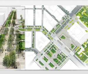 Regeneration of Panepistimiou street, “Rethink Athens”. Athens 2013. *in cooperation with OKRA  Landscape Architects  B.V.